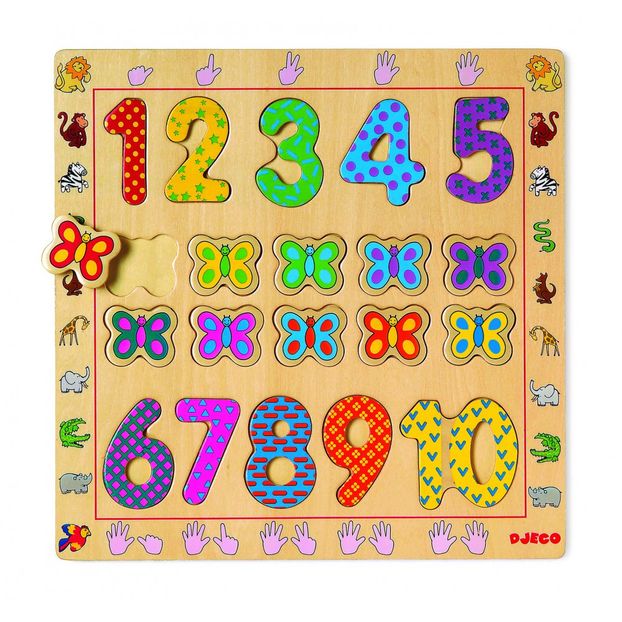 Puzzle de madera números-product