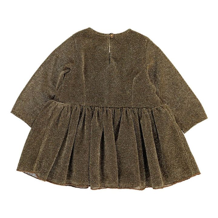 Diana Sequin Frill Dress | Gold- Product image n°3