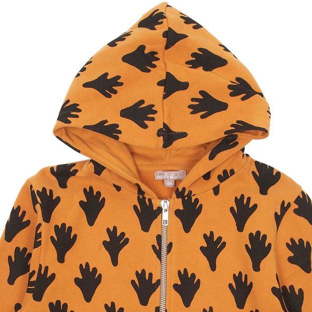 Sweat Zippé Capuche Pattes De Souris-product