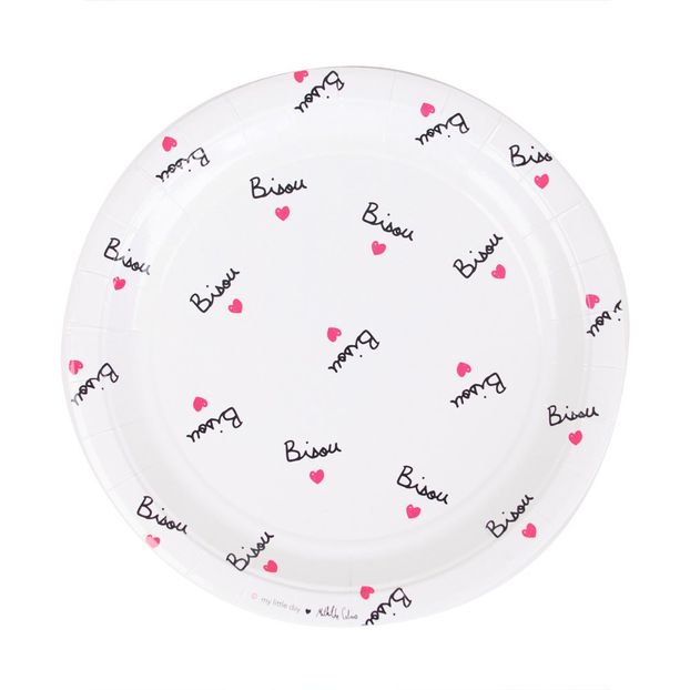 Assiettes Bisou - Lot de 8-product