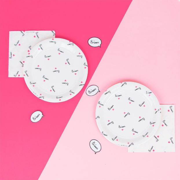 Assiettes Bisou - Lot de 8-product