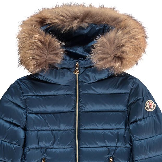 Solaire Down Jacket with Fur Hood-product