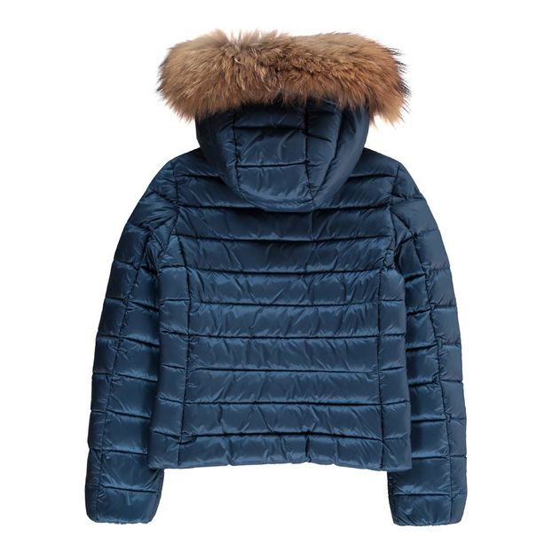 Solaire Down Jacket with Fur Hood-product