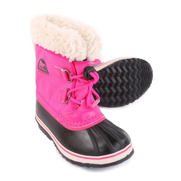 Fur-Lined Waterproof Nylon Yoot Pac Boots-product