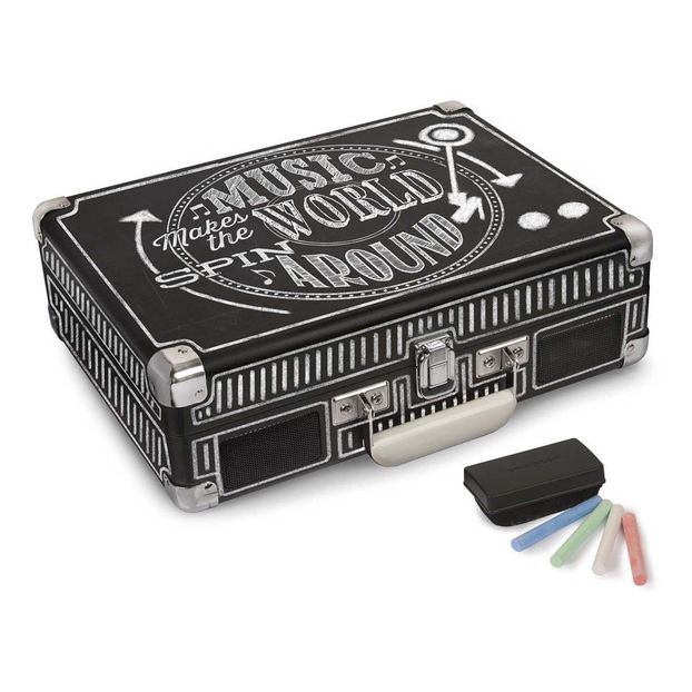Tocadiscos Crosley Cruiser pizarra para personalizar Negro-product