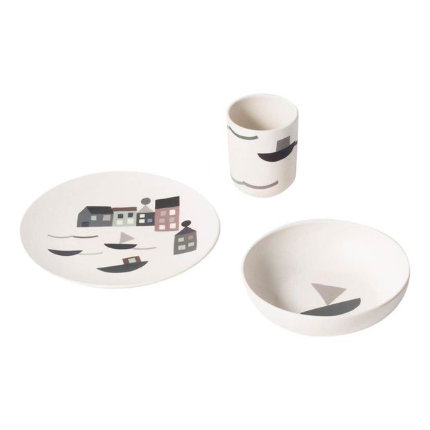 Set vaisselle Bord de mer en bambou-product