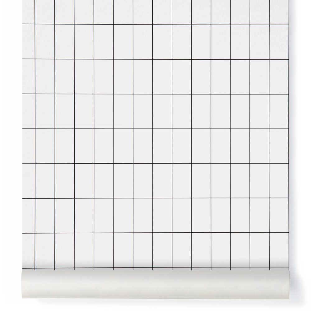 Papel pintado Grid Negro- Imagen del producto n°0