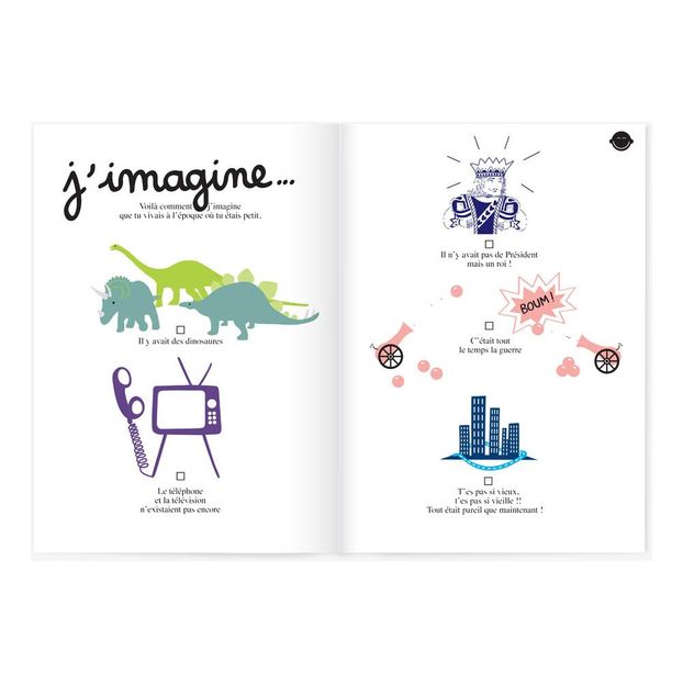 Cahier Grand-parent/enfant "Papi, Mamie et moi !"-product
