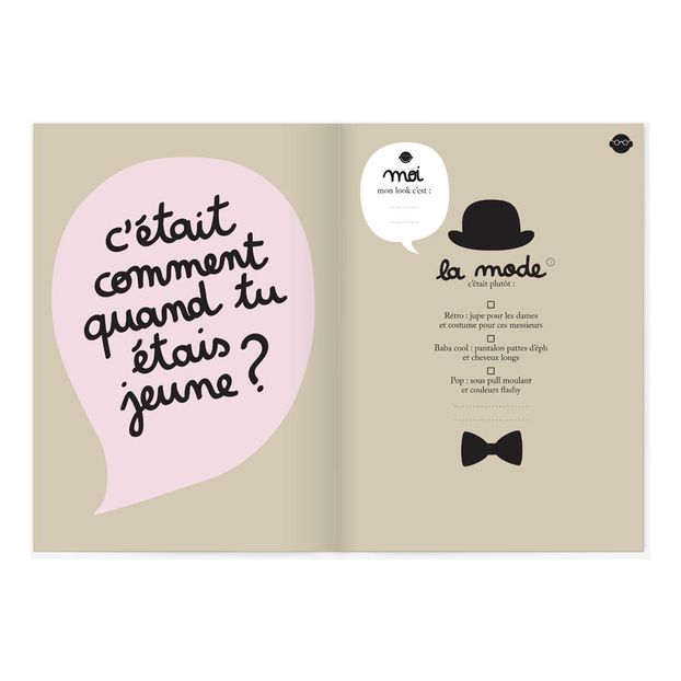 Cahier Grand-parent/enfant "Papi, Mamie et moi !"-product