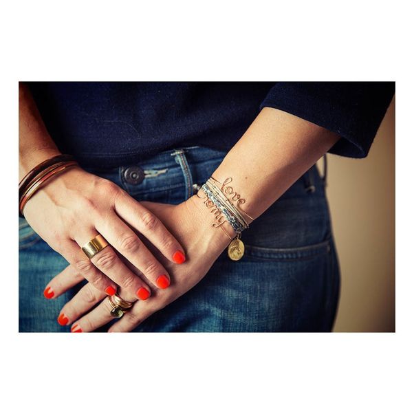 14 Carat Gold "Love" Bracelet-product