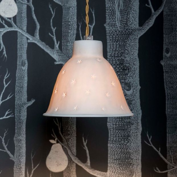Lampadario Stelle Porcellana 15x20 cm-product