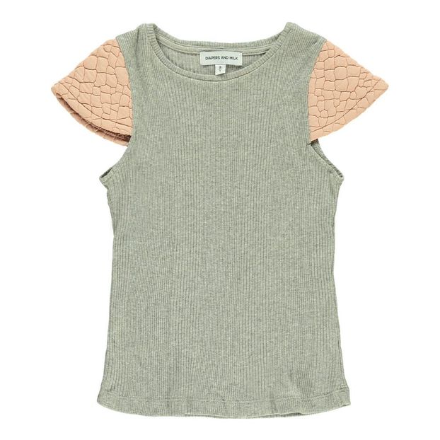 Top Bi-matière Luxembourg Rose pâle-product