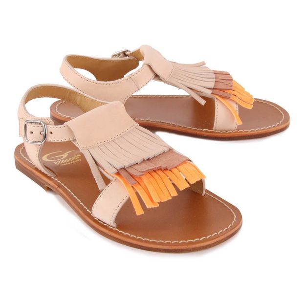 Sandales Cuir Frange Boucle -product