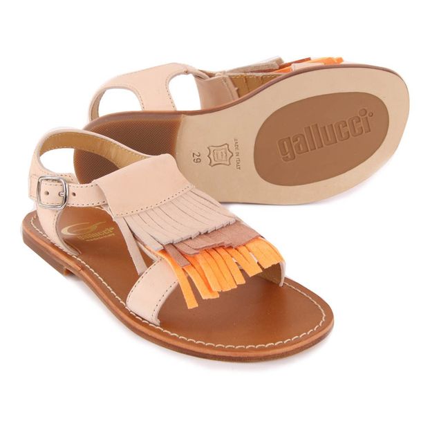 Sandales Cuir Frange Boucle -product