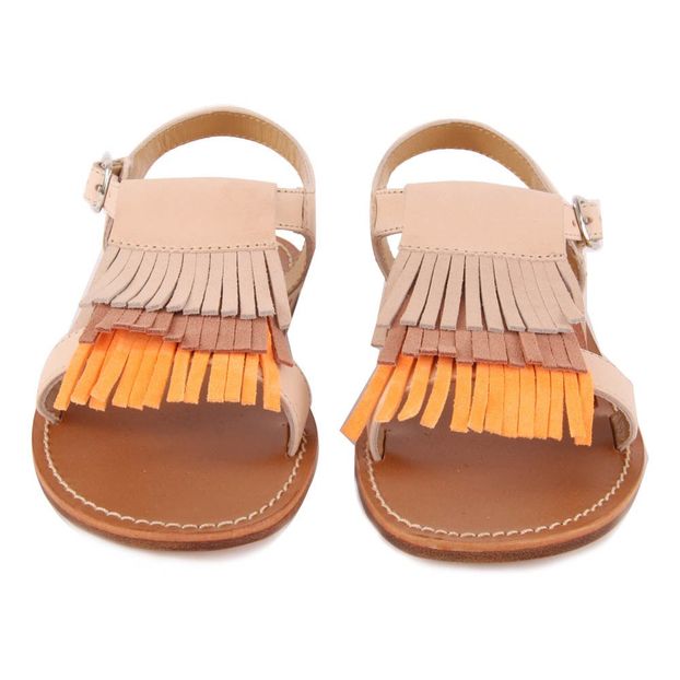 Sandales Cuir Frange Boucle -product