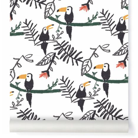Papier-peint Toucans 10x0,53 mètres-product