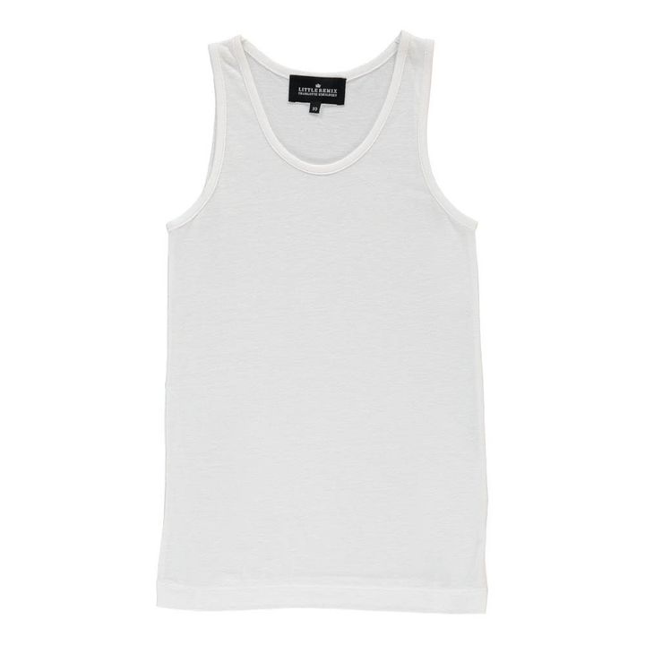 Camiseta Larga Volantes Lino New Blos Blanco- Imagen del producto n°0