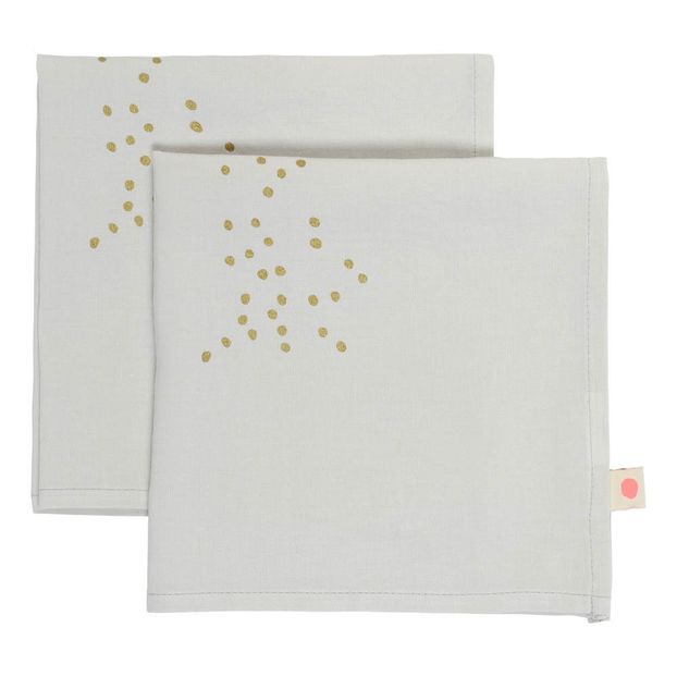 Serviette de table Lina pluie or - Set de 2-product