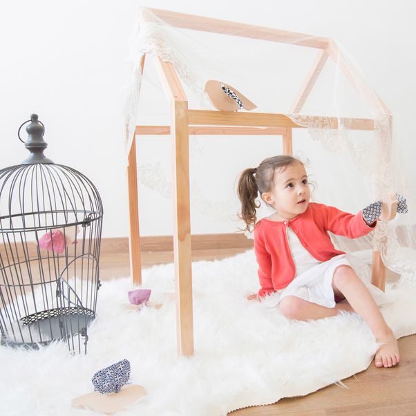 Figurine en bois oiseau Mésange Chambray-product