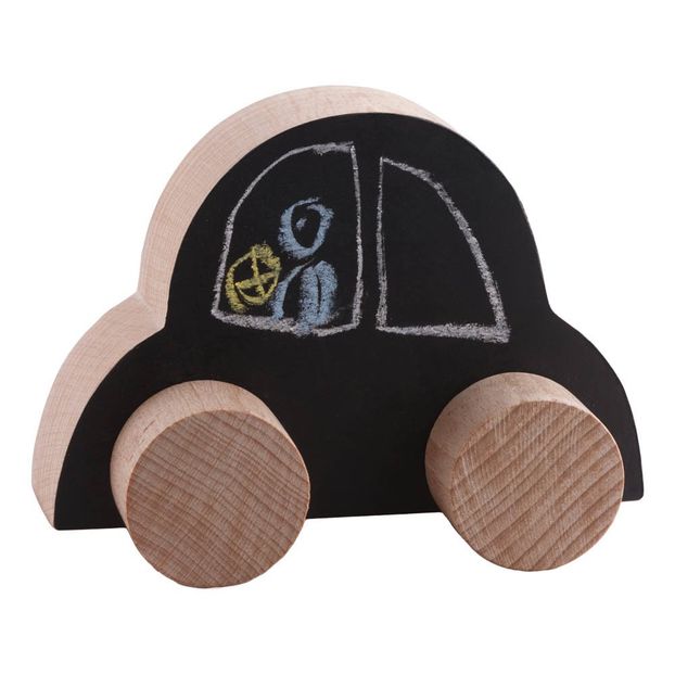 Ma première voiture en bois ardoise et 3 craies-product