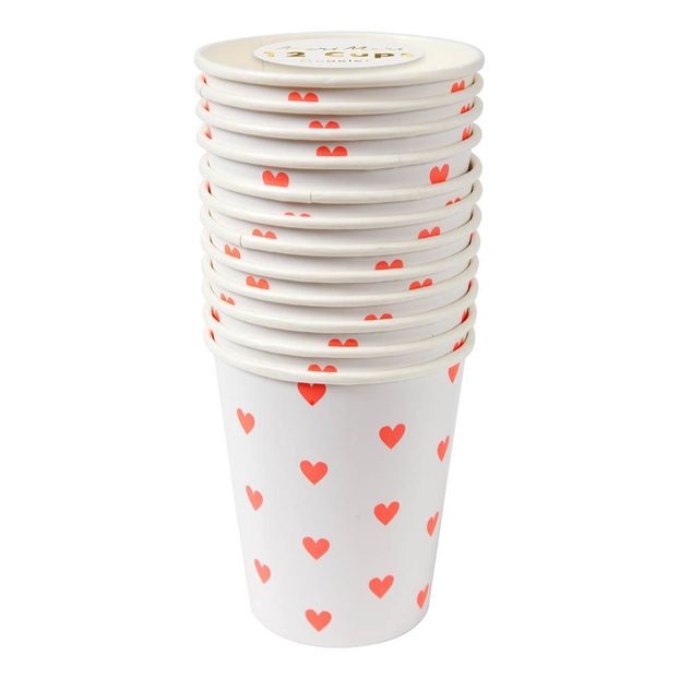 Heart Paper Cups - Set of 8-product