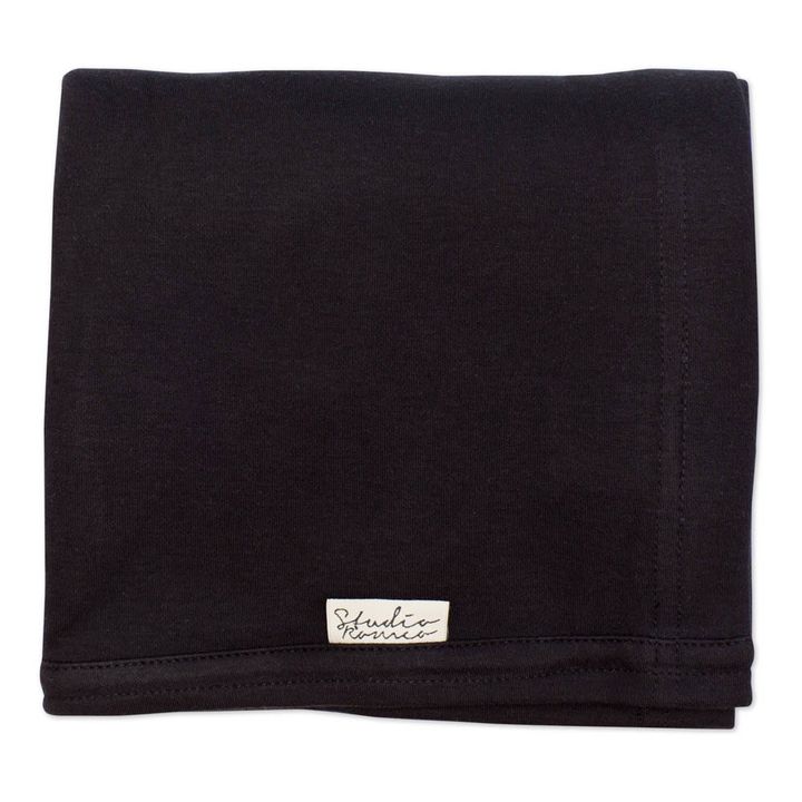 Porte-bébé Black en coton bio | Noir- Image produit n°1