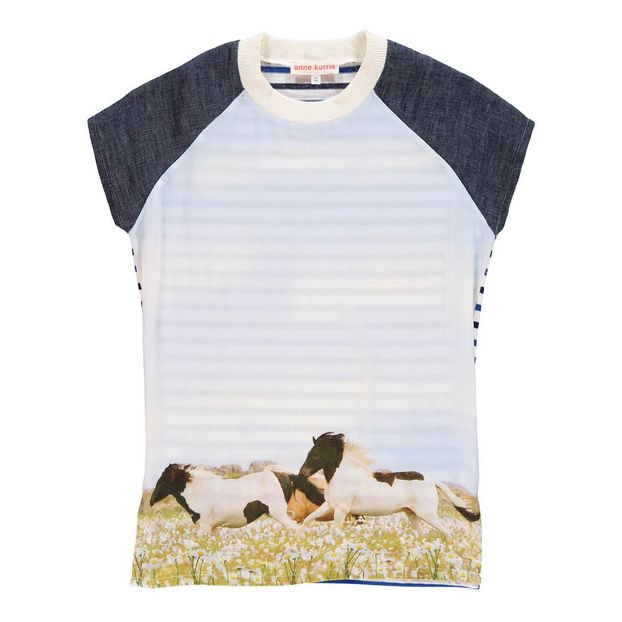 Robe Bi-matières Chevaux Jane-product