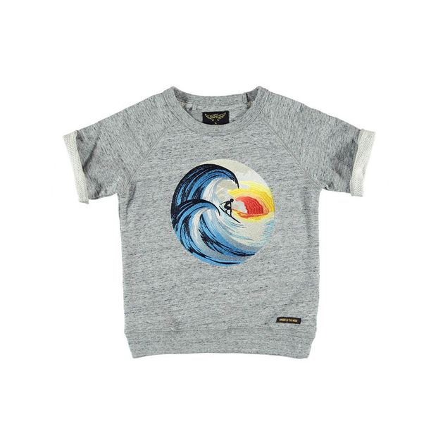 Sweat Manches Courtes Surfer Brodé Triton-product