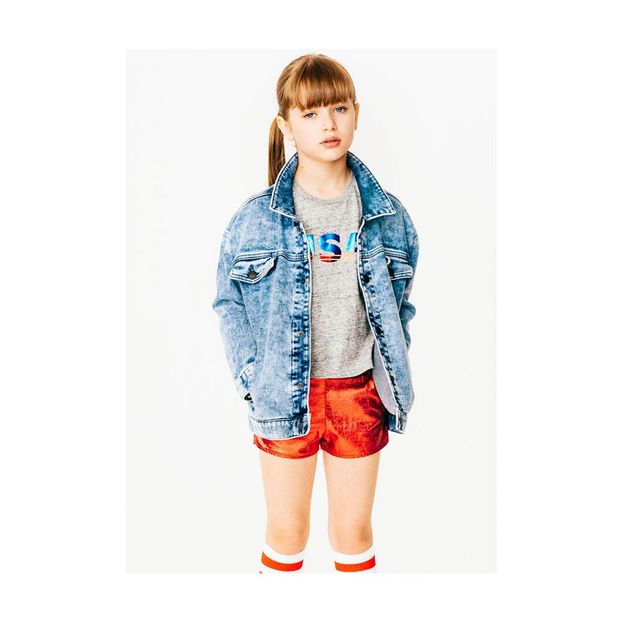 Camiseta Cropped "USA" Drop-product