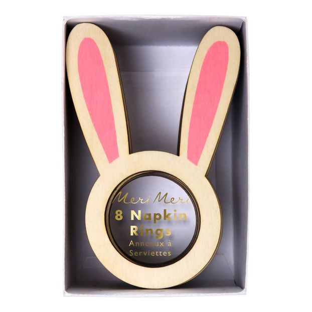 Rabbit Round Serviettes - Set of 8-product