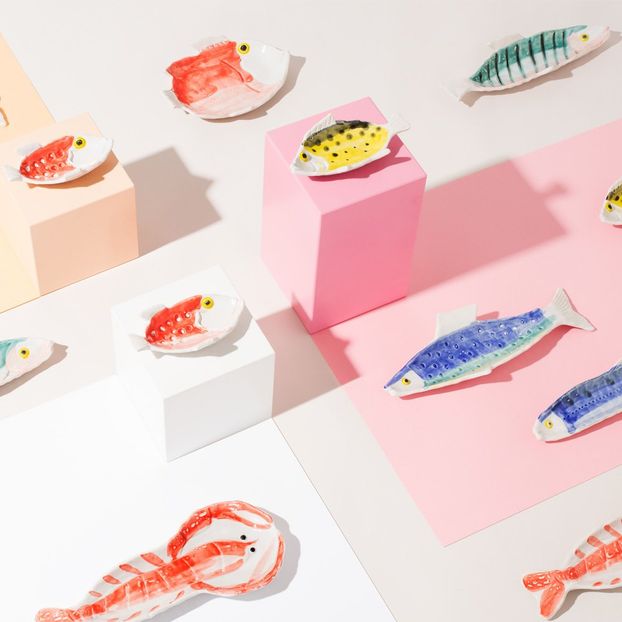 Plat en faïence poisson Anouk-product
