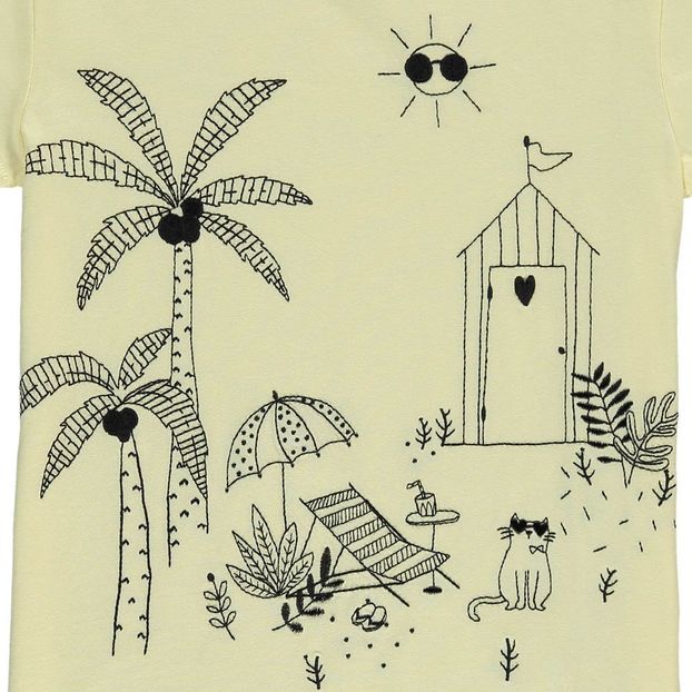 T-shirt Brodé Jardin-product