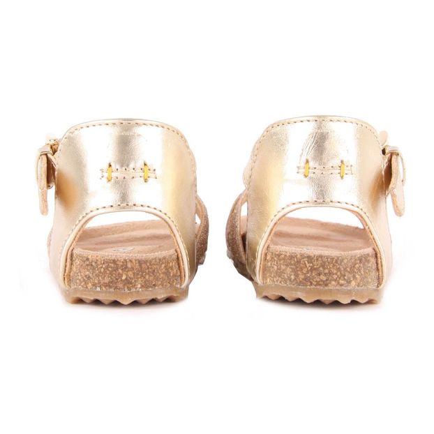 Sandales Cuir à Boucles Brides Paillettees-product