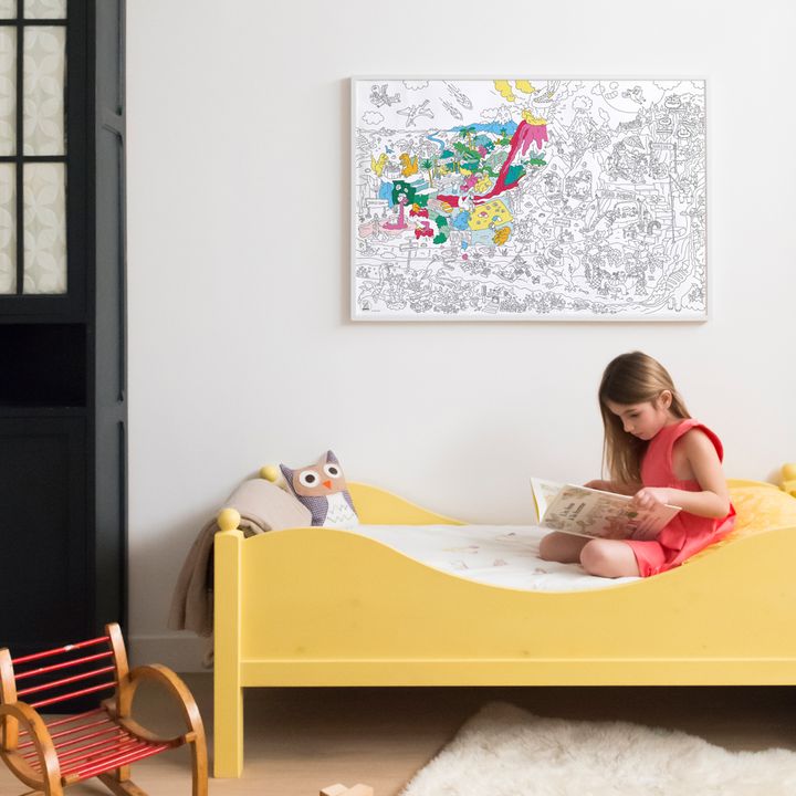 Póster gigante para colorear Dinos- Imagen del producto n°1