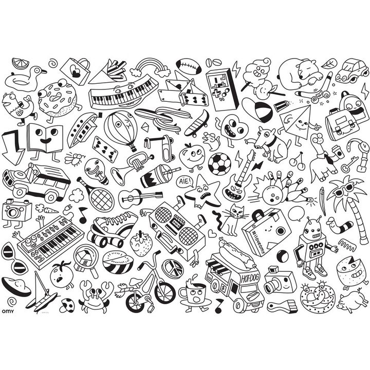 Pop Giant Colouring Poster- Product image n°2