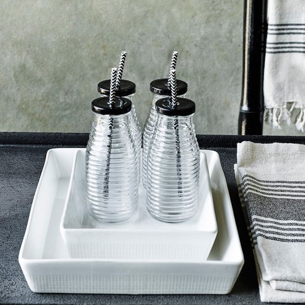 Bottiglia in vetro con cannuccia-product