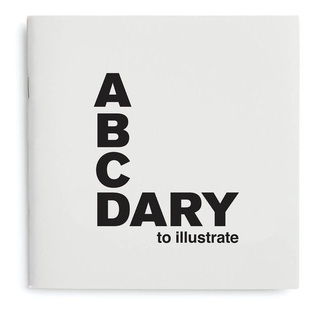 Livre Abecedary à illustrer - English-product