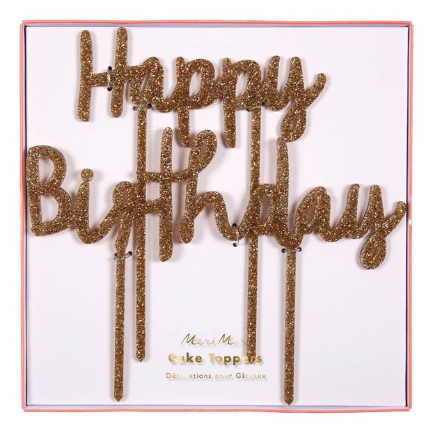 Toppers Happy Birthday para pastel -product