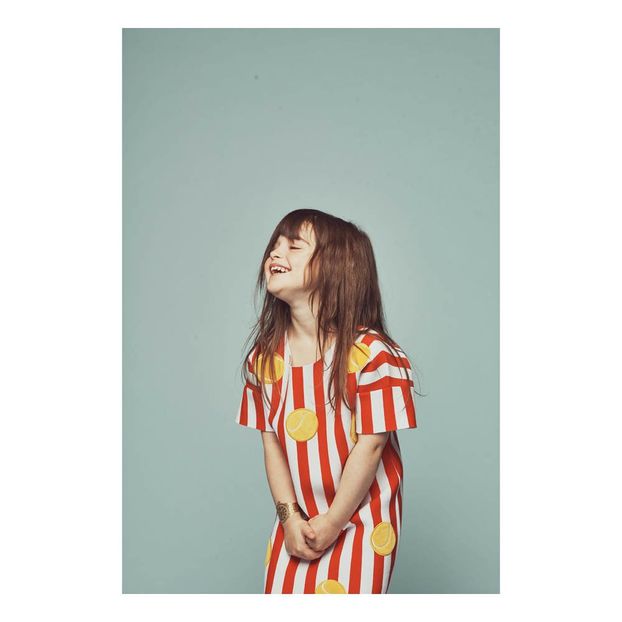 Devendra Striped Neoprene Tennis Dress-product