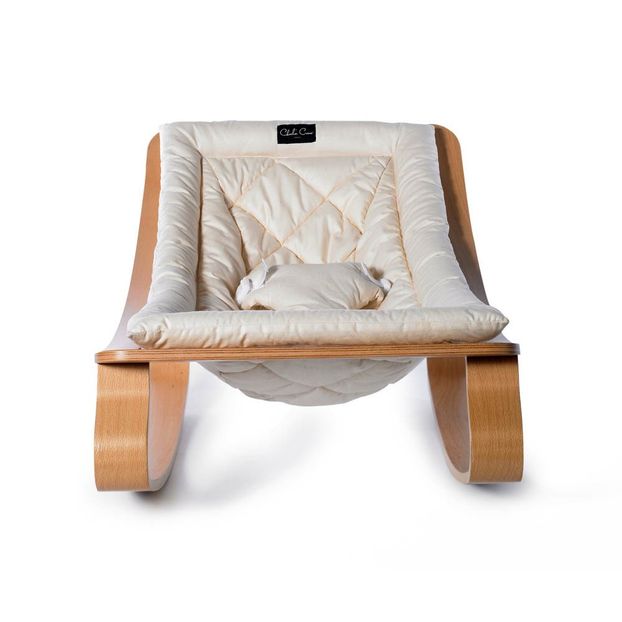 Levo Beech Wood Baby Bouncer-product