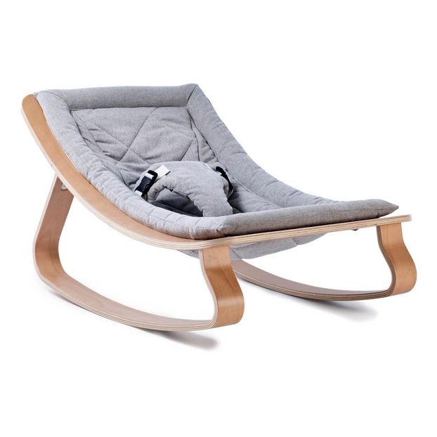 Babywippe aus Buchenholz - Grau-product