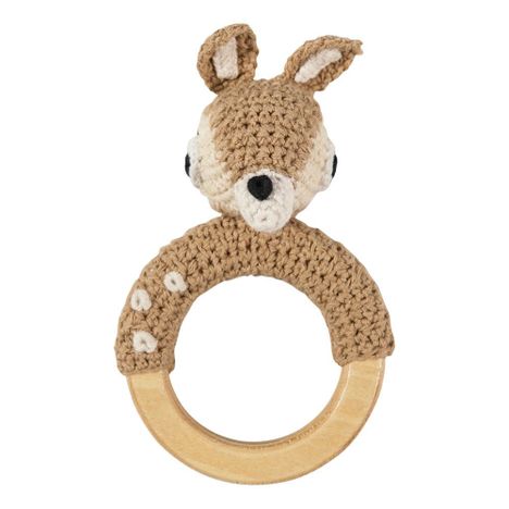 Hochet en crochet faon-product