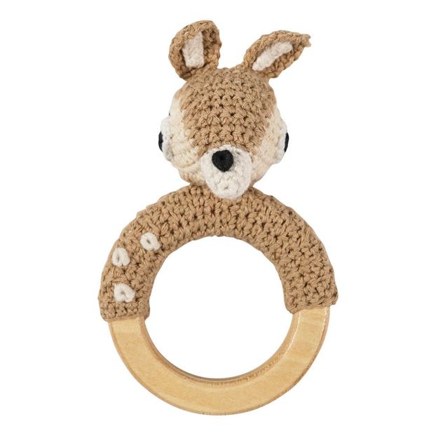 Crochet Fawn Rattle-product