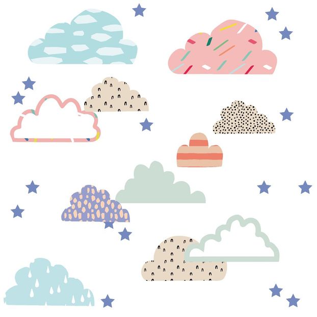 Sticker Just a touch nuage-product