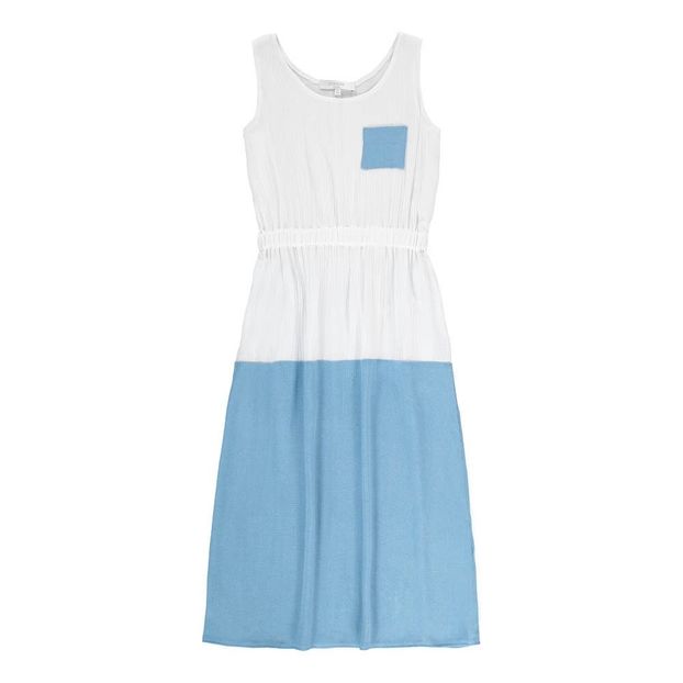 Robe Crêpe Bicolore Rununculus-product