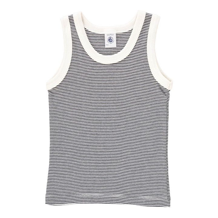Marinière Vest Top - Set of 2 | Navy blue- Product image n°2