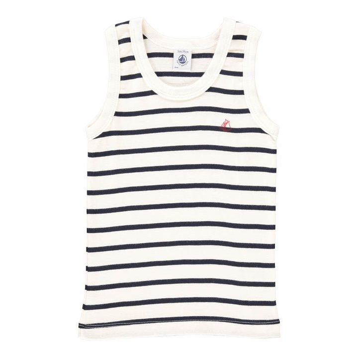 Marinière Vest Top - Set of 2 | Navy blue- Product image n°3
