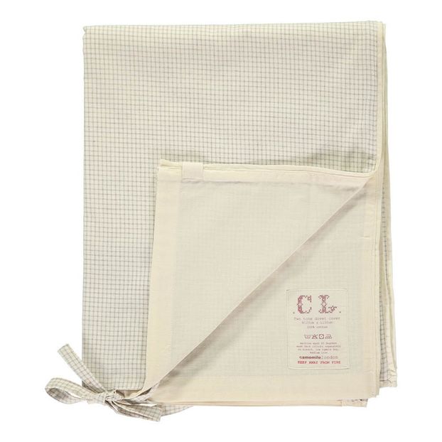 Housse de couette à double petits carreaux-product