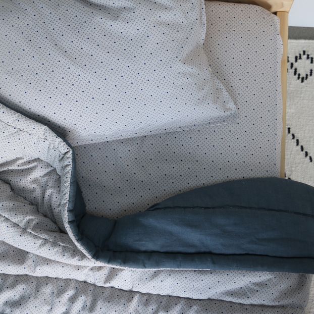 Couverture matelassée brodée main Keiko-product