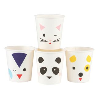 My Little Day Gobelets en carton Animaux - Lot de 8-listing
